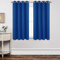 Joydeco Blackout Curtains 63 inch Length 2 Panels Set, Thermal Insulated Long Curtains & Drapes 2 Burg, Room Darkening Grommet Drapes for B…