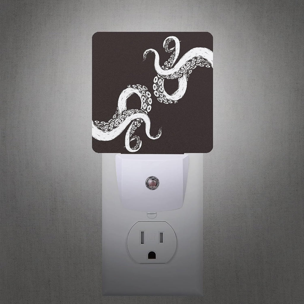 Octopus Night Light Plug-in LED Nightlights Auto Sensor Night Lamp Dusk-to-Dawn Lamp Home Decor for Nursery Children Girls Boys