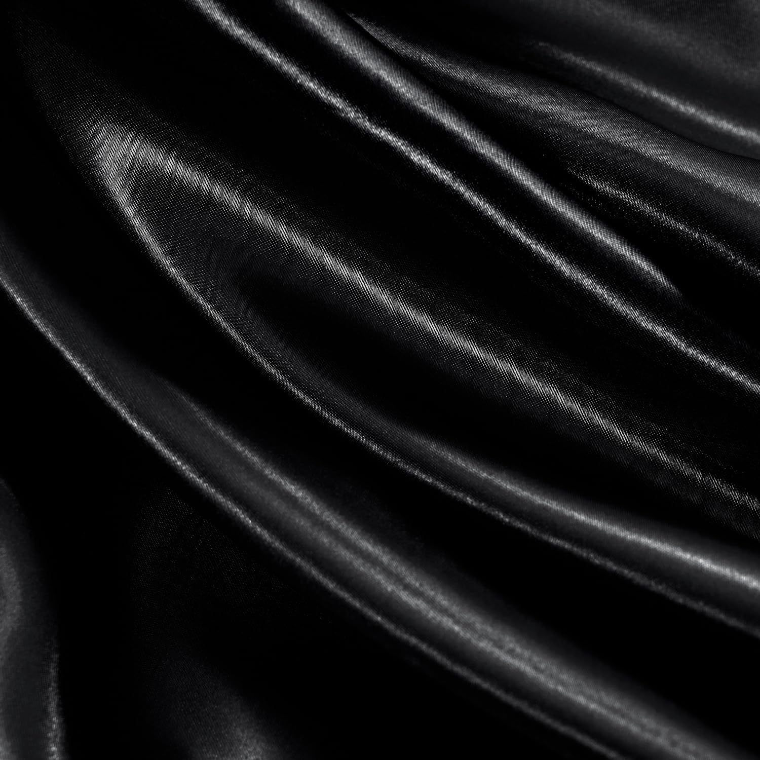 Golal Satin Sheets California King Size - 4 Pieces Luxury Silky Soft Bed Sheets, Wrinkle-Free Black Satin Silk Sheet Set with 1 Deep Pocket…