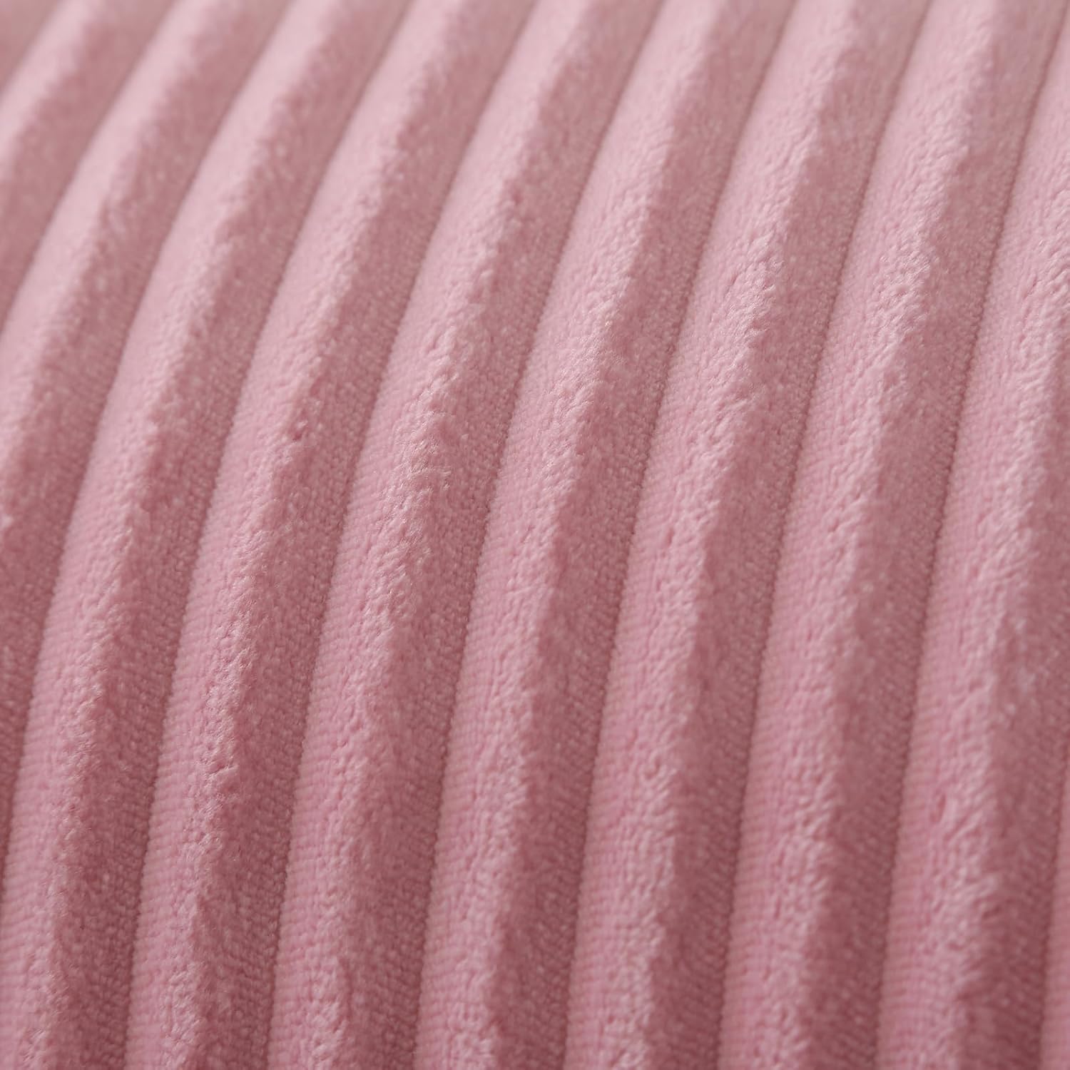 Corduroy Wedge Reading Pillow for Bed, 3 Sizes, 4 Colors for Bed, Sofa, Office Chair (Pink, Medium 19 * 16 * 7in)