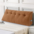 Sasttie Headboard Pillow Queen, Wedge Pillow Headboard for Sitting Up in Bed, Back-Rest Support Triangular Cushion for Reading - Features R…