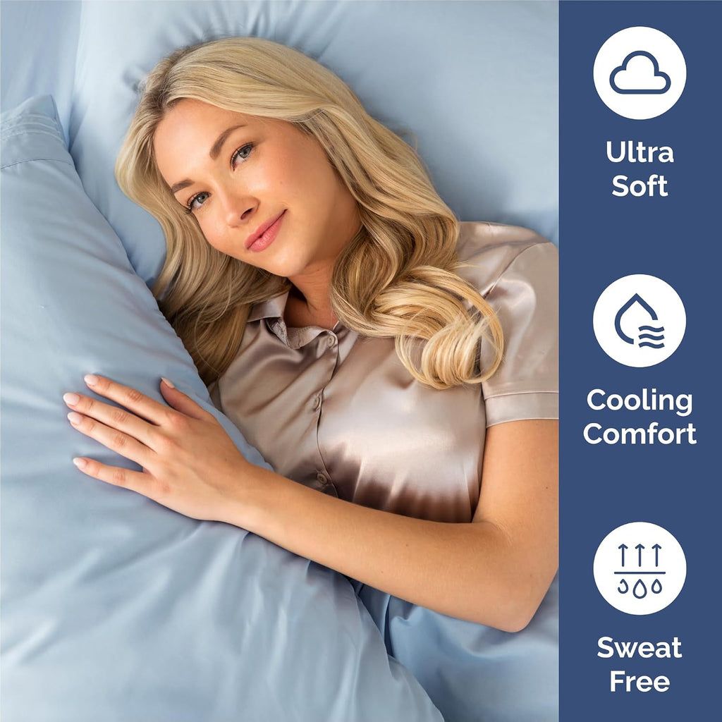 King Size 4 Piece Sheet Set - Comfy Breathable & Cooling Sheets - Hotel Luxury Bed Sheets for Women & Men - Deep Pockets, Easy-Fit, Extra…