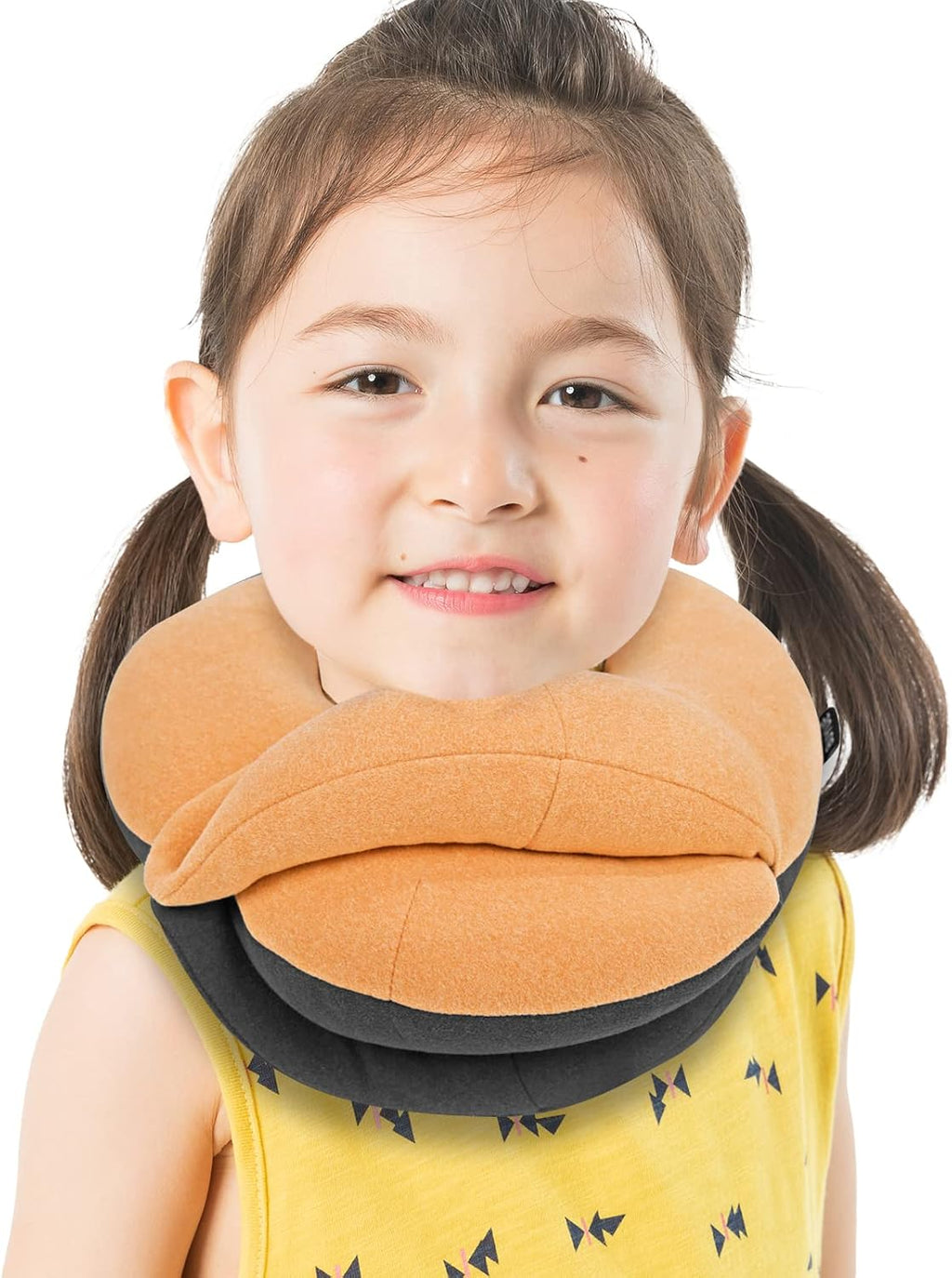 BUYUE Kids Travel Pillows for Airplane, Memory Foam 360° Head Support Sleeping Essentials for Long Flight, Skin-Friendly Soft Neck Pillow…