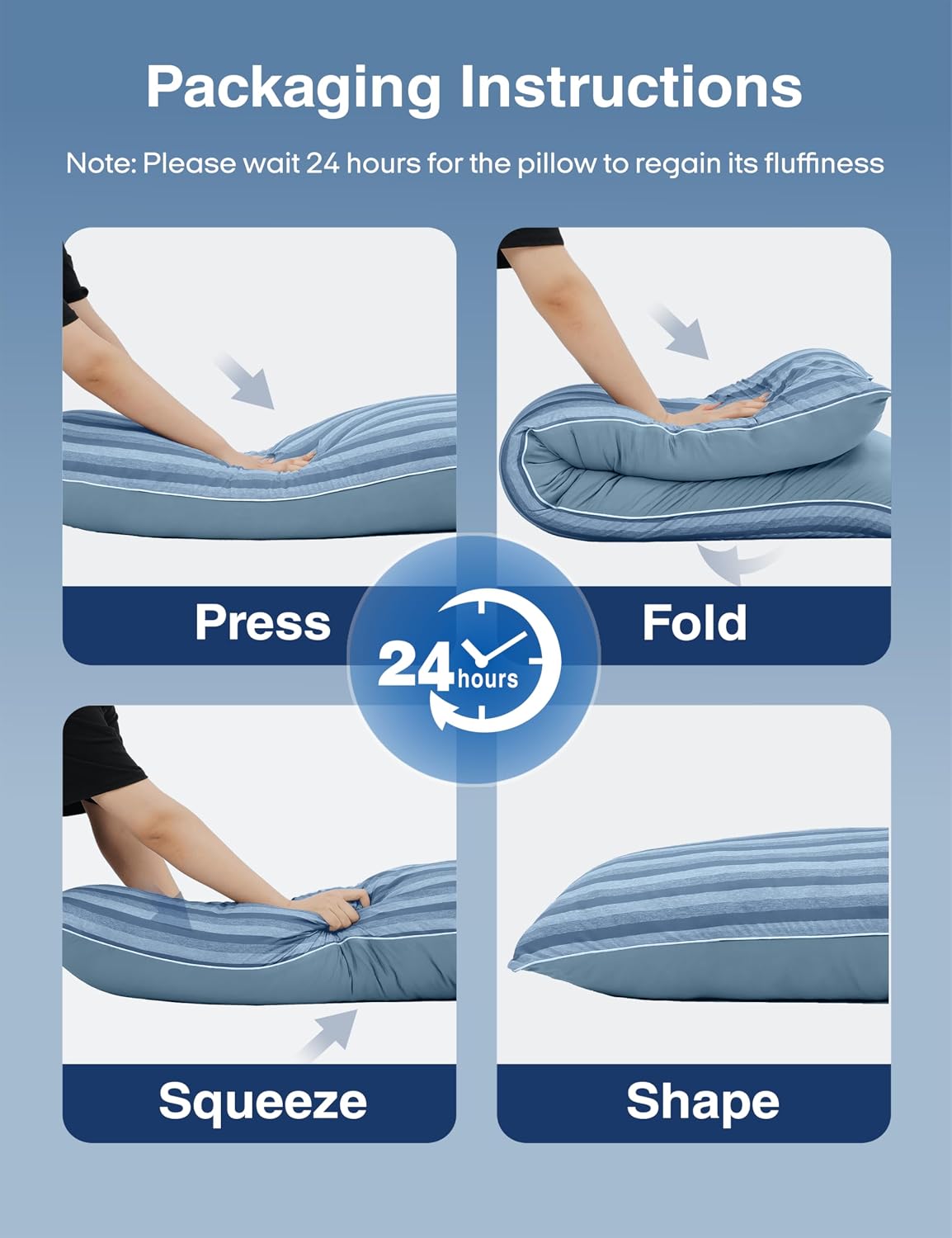 ZonLi Cooling Body Pillow for Adults, Breathable Cooling Fabric with Firm Memory Foam Support, Long Body Pillow for Side Sleepers, Gift…