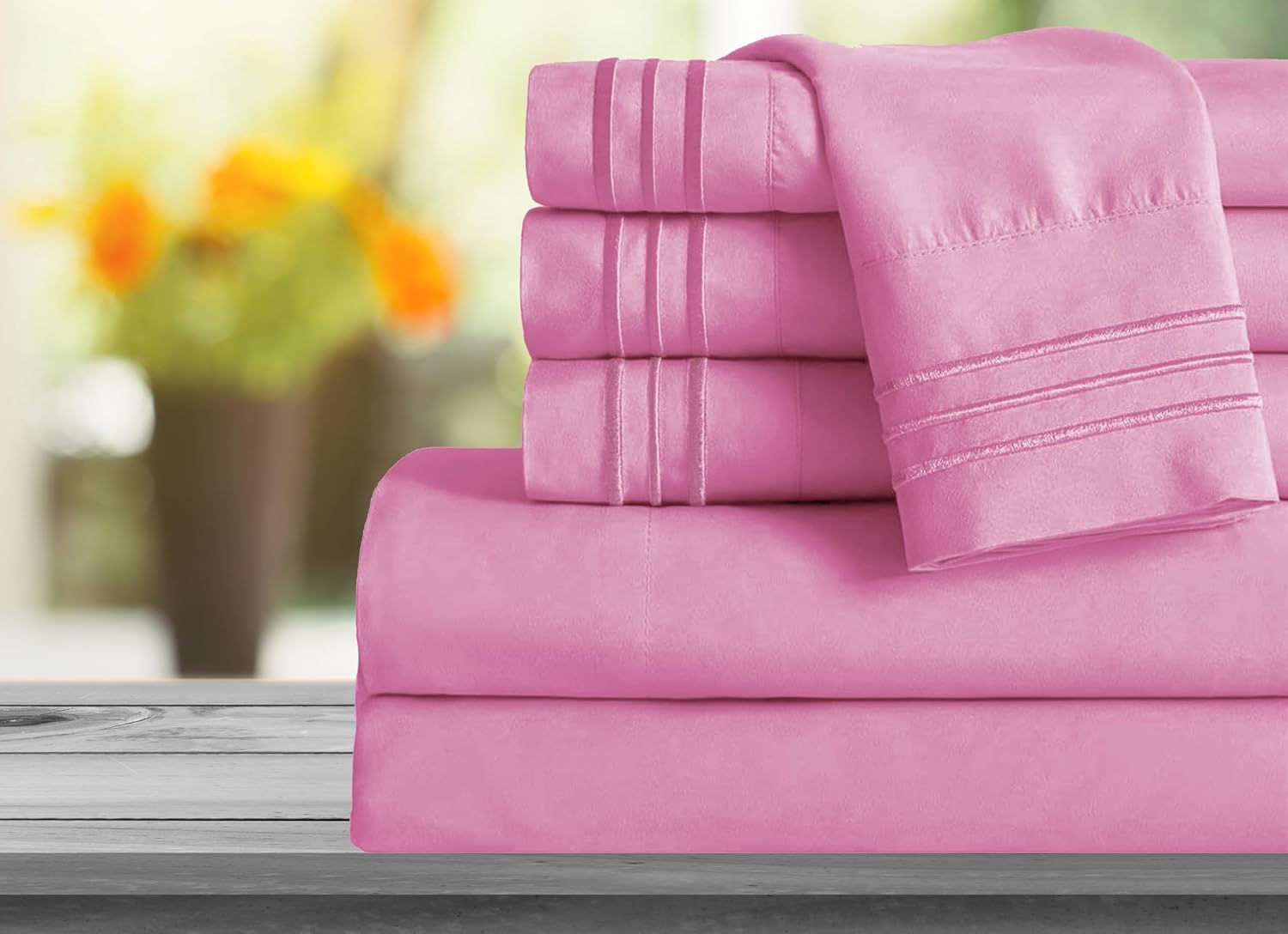 MocassiLuxuryBedding Mocassi Twin Sheet Set - Luxury Hotel 1800 Premier Bedding Sheets & Pillowcases - Ultra Soft Breathable & Cooling Bed…