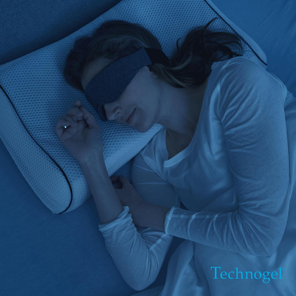 Technogel Deluxe Cooling Gel Pillow - Patented Cooling Technology, Odorless Memory Foam – Breathable Ergonomic Support for Side & Back Slee…