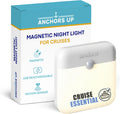 Cruise Cabin Magnetic Night Light with Motion Sensor USB Rechargeable – LED Motion Sensor Light – Warm White – for Carnival, Royal…