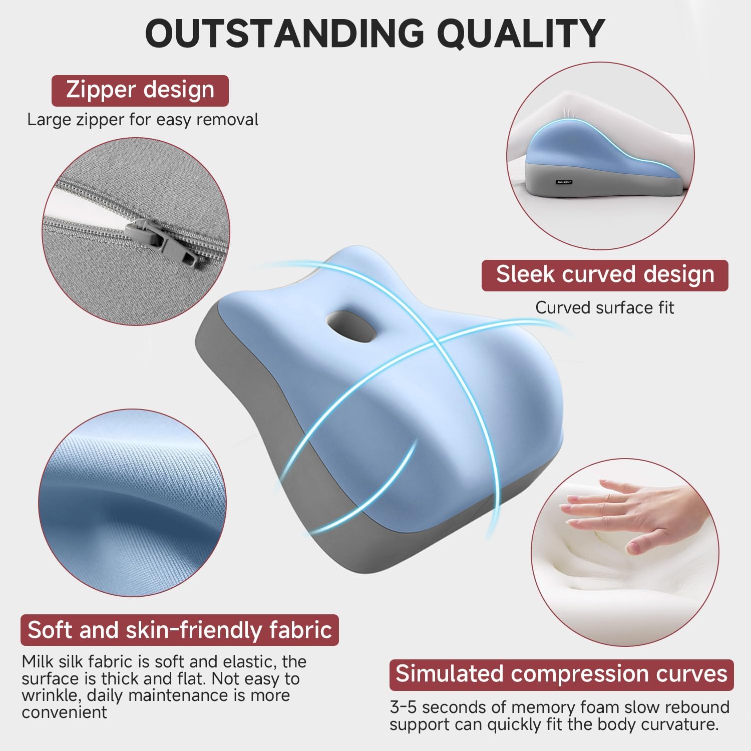 Gdlkps Reading Pillow for Sitting in Bed, Adult Seated Support Cushion Sofa/Floor Seating Aid, suitable for relieving heartburn, acid reflu…