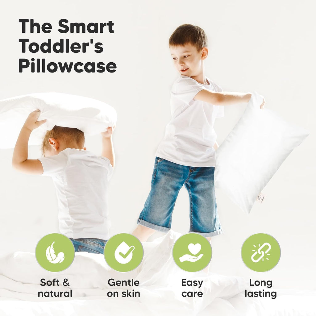 KeaBabies 13 x18 Toddler Pillowcase, Waterproof - Soft Waterproof Toddler Pillow Protector Cover for Kids, Boys, Girls, Durable Machine…