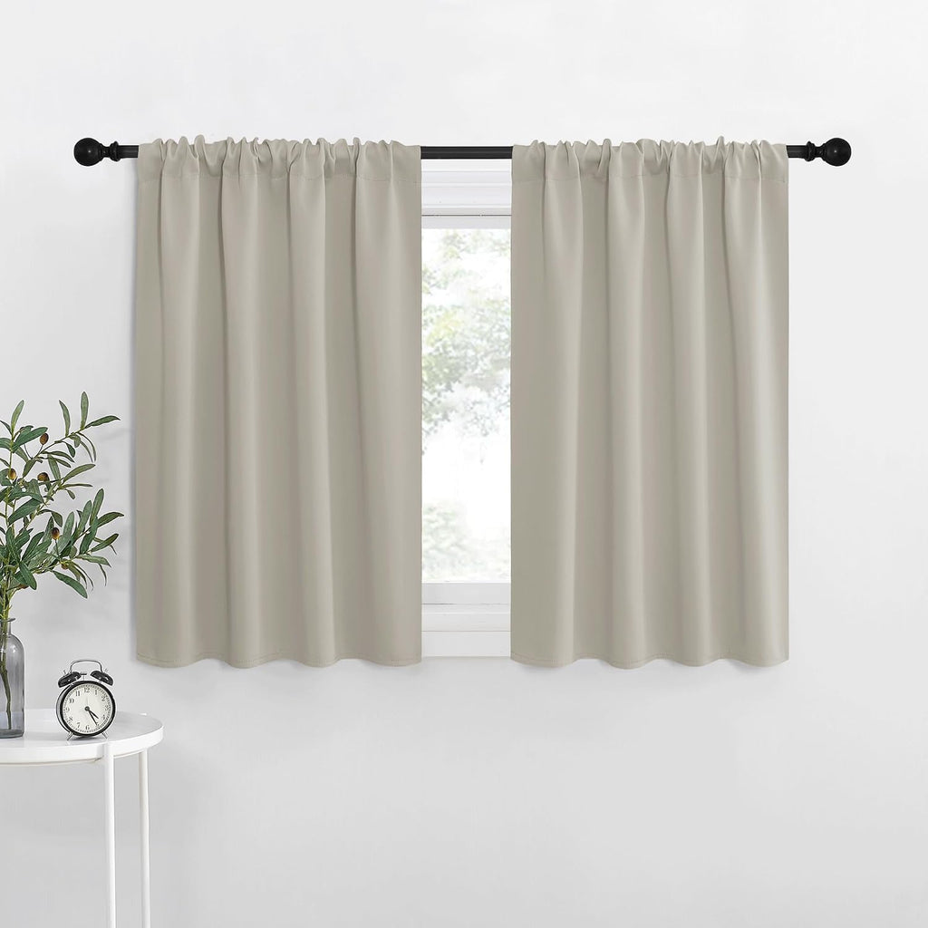 Nicetown Blackout Curtains for Living Curtains, Room Darkening Window Curtain Panels, easy maintenance Solid Thermal Insulated…