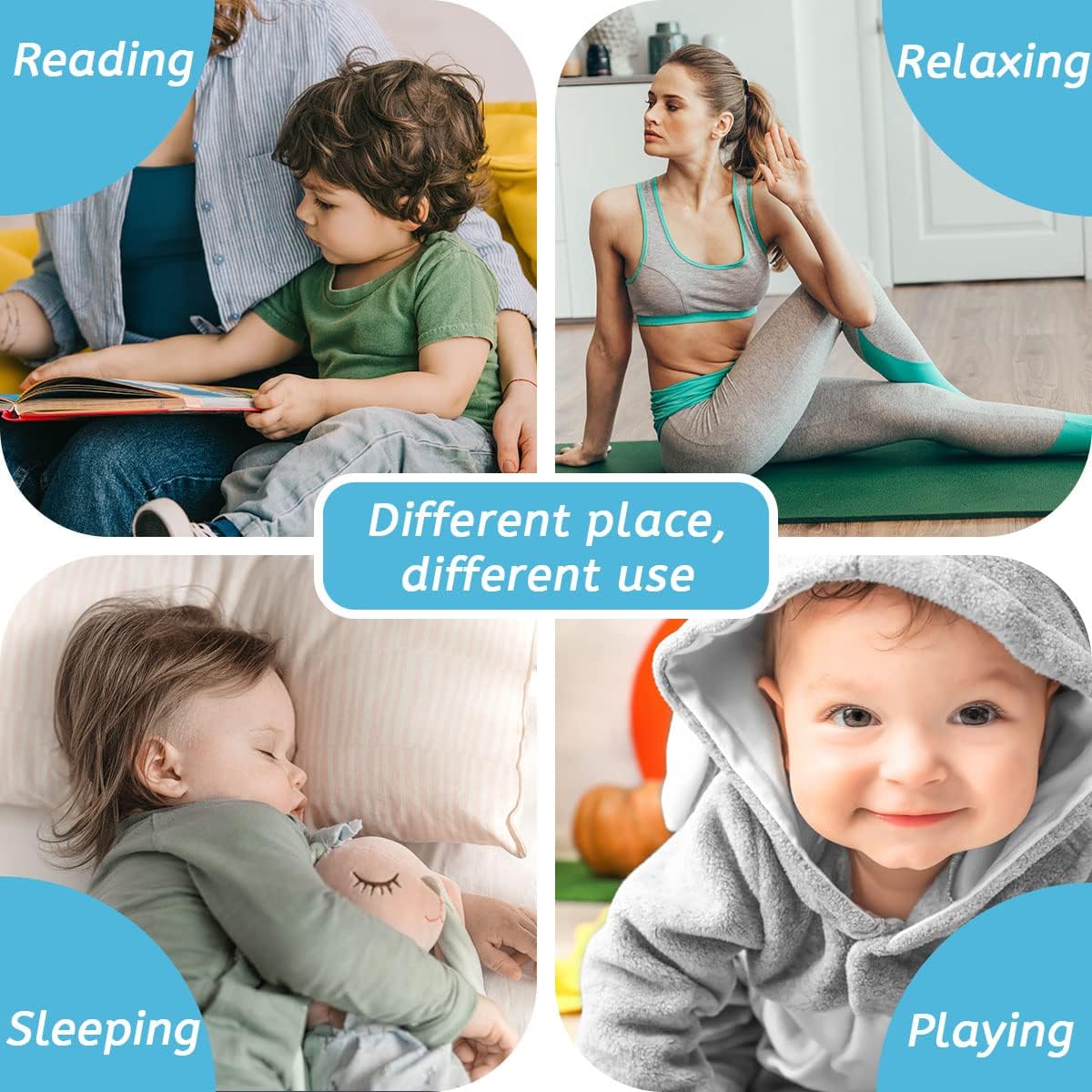 Sleep White Noise Sound Machines with 30 Soothing Sounds 3.5 mm Headphone Jack 5 Timer Settings 32 Precise Volume Memory Function Compact…