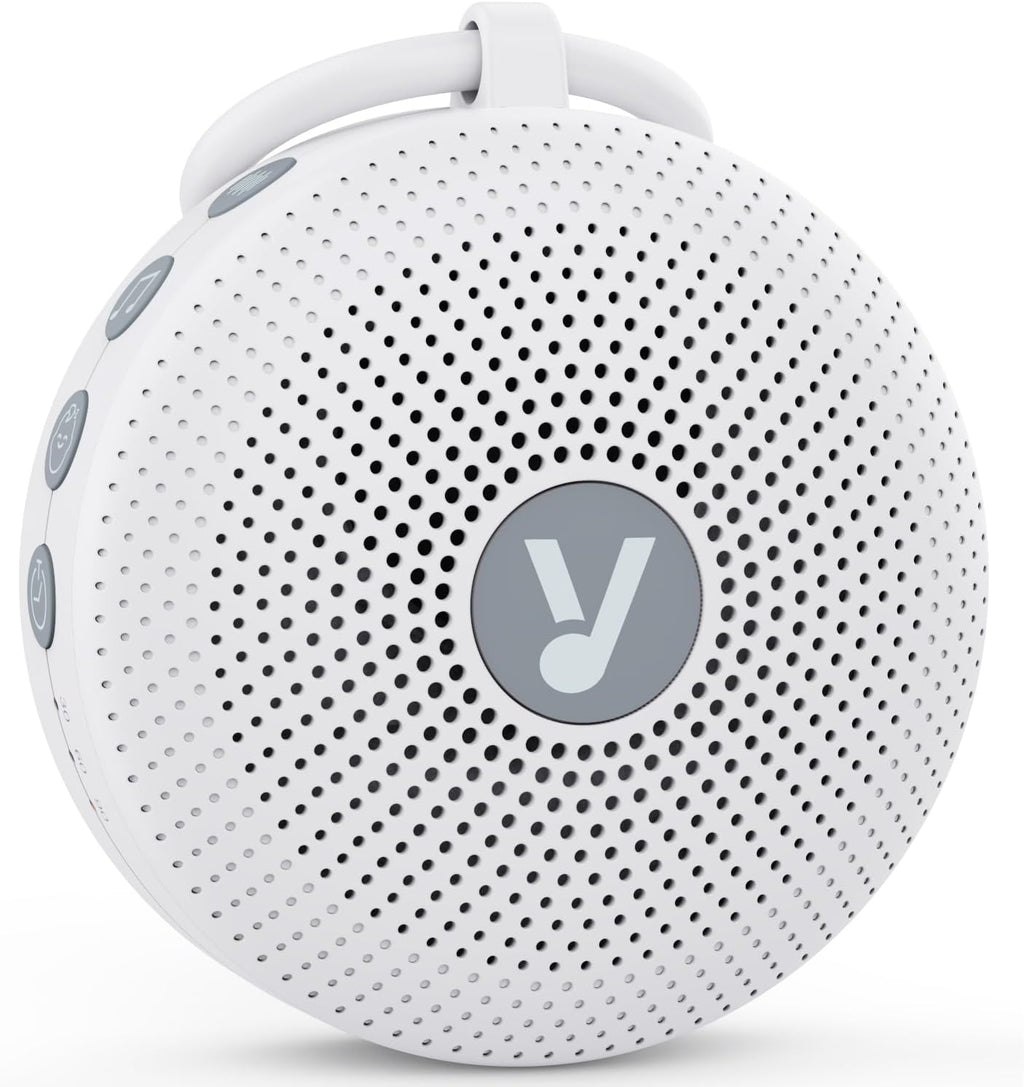 Fektik Portable Sound Noise Machine for Baby Kids Adult with 21 Natural Soothing Sounds, Powerful Battery, 32 Levels of Volume, Noise Cance…