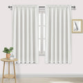 DWCN Blackout Curtains for Living Room Thermal Insulated, Energy Saving & Noise Reducing Bedroom Curtains, Ivory, W 70x L 72 Inch, Set of…