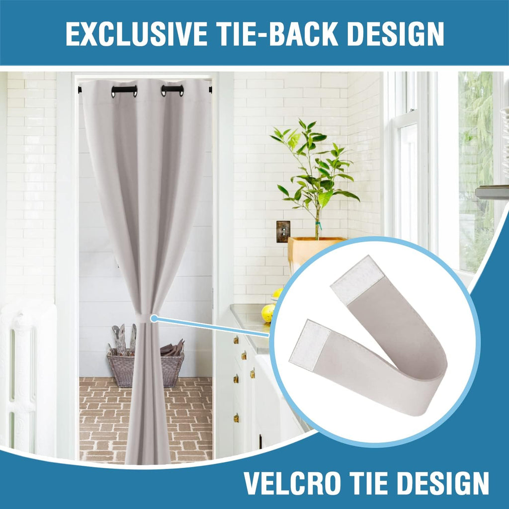 H.VERSAILTEX Doorway Curtain Blackout Closet Door Curtain Room Divider Window Treatment Curtain for Bedroom Thermal Insulated P…