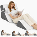 LevNubis 4PCS Orthopedic Bed Wedge Pillow Set for Post Surgery &, Adjustable Wedge Pillow for Back, Acid Reflux, Sitting up in Bed, Re…