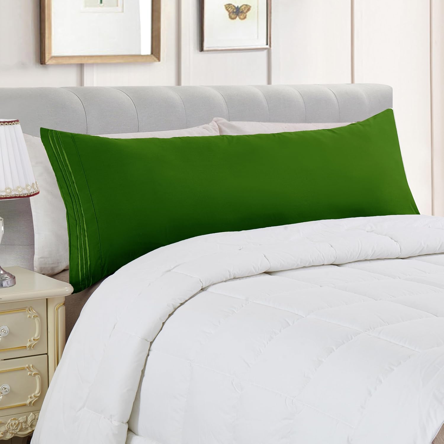 Elegantcomfort Elegant Comfort Luxury Ultra-Soft 1-Piece Pillowcase Set - 1500 Hotel Quality Microfiber Double Brushed - Wrinkle Resistant,…