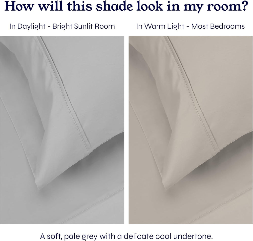 CaliforniaDesignDen California Design Den Pack of 2 Full Size Sheet Sets 400 Thread Count 100% Cotton Sateen - Soft and Breathable Sheets,…