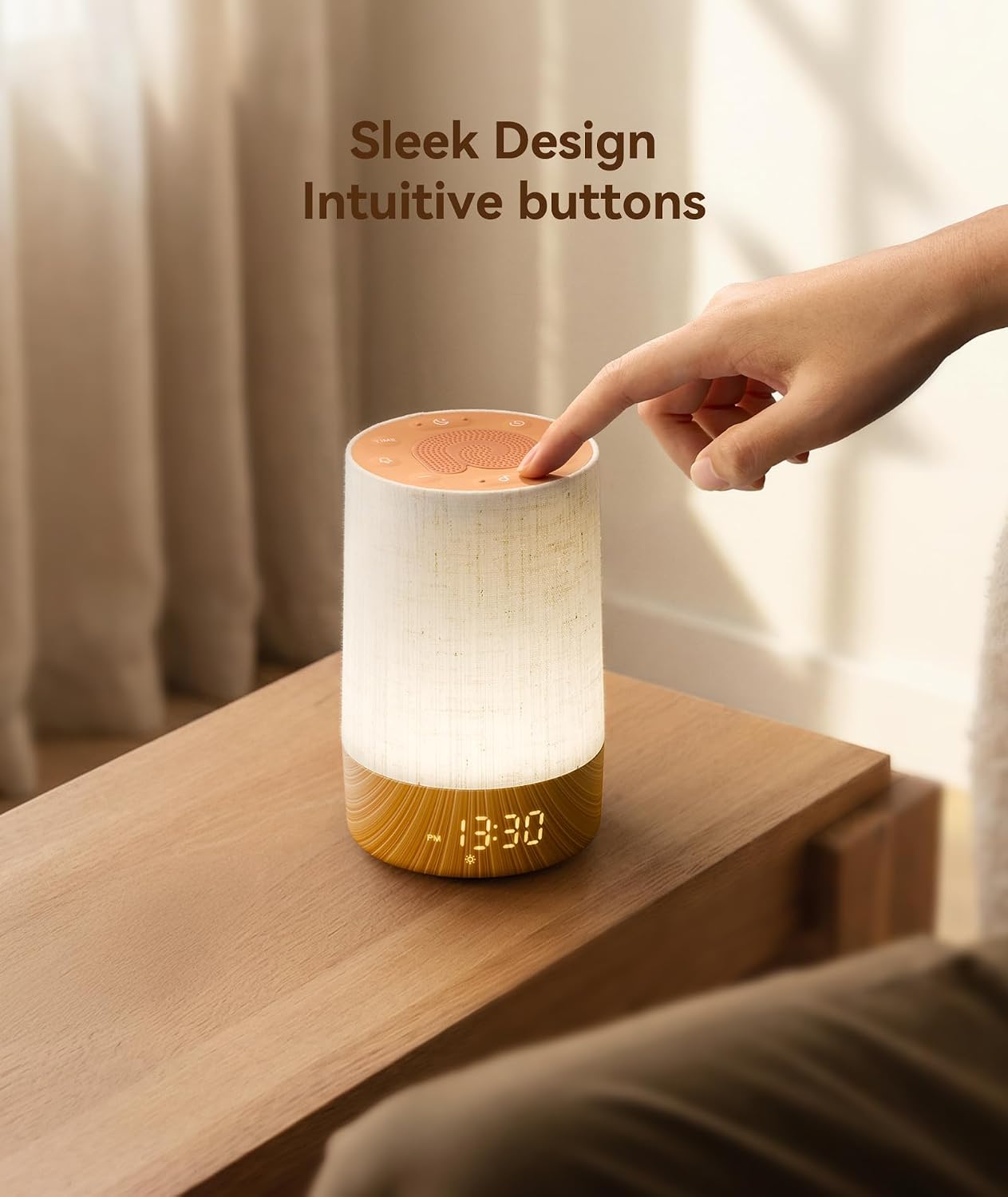 Dreamegg Sunrise Alarm Clock - Sound Machine with Alarm Clock & Wake Up Light, 29 Soothing Sounds, Dimmable Display, White Noise Machine…