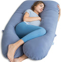Queenrose QUEEN ROSE Pregnancy Pillow, U Shaped Full Body Pillows for Sleeping Support, 55 Inch Maternity Pillow for Pregnant Women with Co…