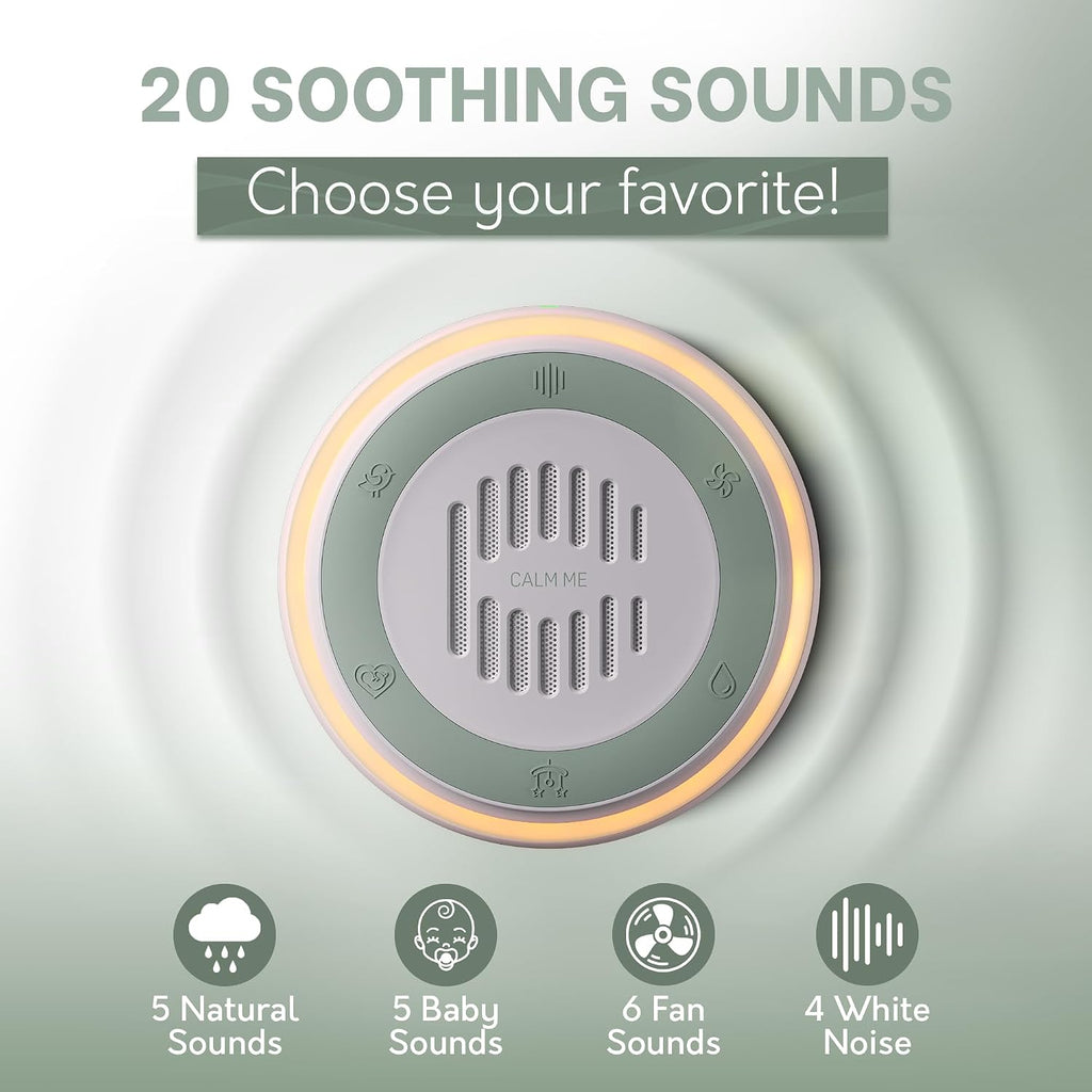calmme 2-Pack Calm Me White Noise Sound Machine for Office Privacy & Noise Canceling, Plug in Fan Noise Machine for relaxation Offices…