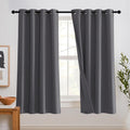 Rybhome RYB HOME Noise Cancelling Curtains - 3 Layers Total Blackout Curtains Grommet Heavy Duty Drapes Thermal Insulated Energy Efficiency…