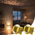 Briignite Night Light, Gold Night Lights Plug into Wall 2 Pack, LED Projector Night Light, Soft White for Bedroom, Dimmable Brightness…