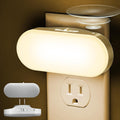 DORESshop Night Lights Plug into Wall, [2 Pack] 1W 3000K Led Night Light with Dusk to Dawn Sensor, Dimmable Night Light from 0LM to 100LM f…