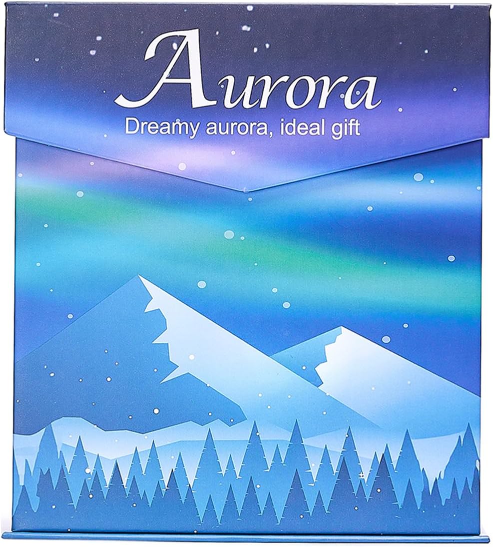 One Fire Teenager Girl Gift Ideas Northern Lights Projector,18 Colors Aurora Light Projector, Dimmable Aurora Projector Mood Lighting for…