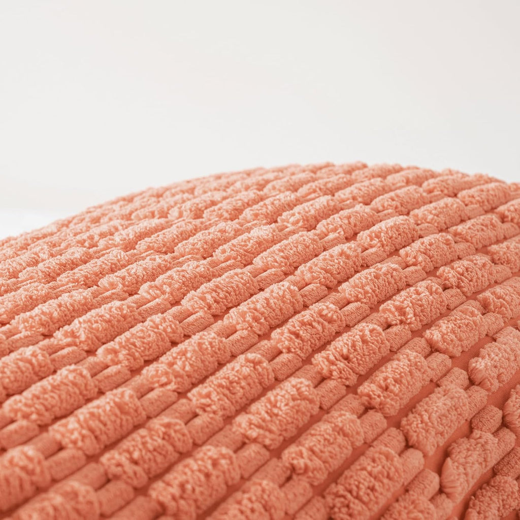 Fancy Homi Decorative Throw Pillow Covers for Bed Couch Bedroom Bench, Soft Corduroy Solid Pillow Case, Rustic Farmhouse Boho Room…