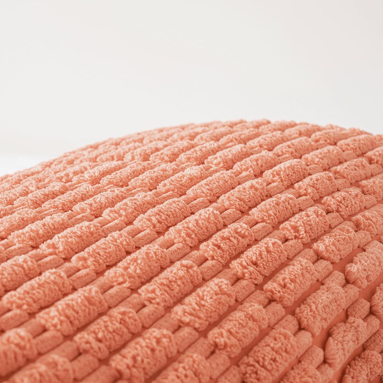 Fancy Homi Decorative Throw Pillow Covers for Bed Couch Bedroom Bench, Soft Corduroy Solid Pillow Case, Rustic Farmhouse Boho Room…