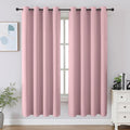 Cucraf Blackout Curtains 63 inch Length 2 Panels Set, Room Darkening Drapes for Living Room Bedroom, Thermal Insulated Light Blocking Gromm…