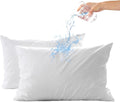 Dreamology Waterproof Pillow Protector, Bed Bug Proof, Pillow Protectors with Zipper Standard Size, Standard Pillow Cases Set of 2, Water…