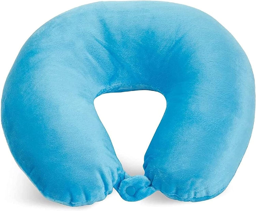 WorldsBest Wolf Essentials Adult Cozy Soft Microfiber Neck Pillow for Travel – Compact, Machine Washable - Perfect for Airplane, Car, or Ho…