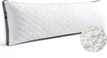 RainmrBedding Rainmr Shredded Memory Foam Extra-Firm Body Pillow, Breathable Thick Body Pillow for Side Sleep, 20 x 54 Inches Long Hugging…