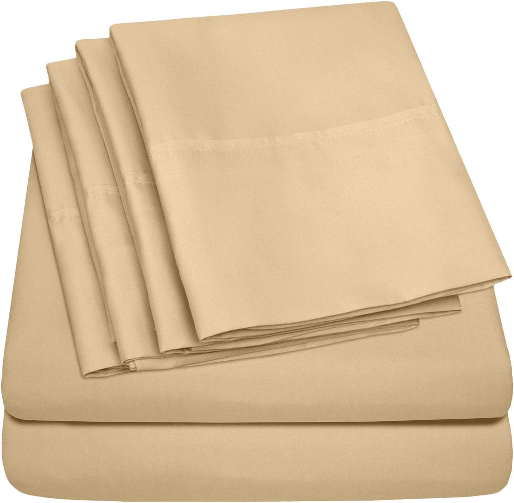 Twin XL Size Bed Sheets - 4 Piece 1500 Supreme Collection Fine Brushed Microfiber Deep Pocket Twin X-Large Sheet Set Bedding - 1 EXTRA…
