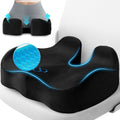CushyOasis Seat Cushion, Gel Chair Cushions, Office Chair Cushions, Anti-Slip Bottom & Removable Cover Tailbone Cushion, Memory Foam Seat C…