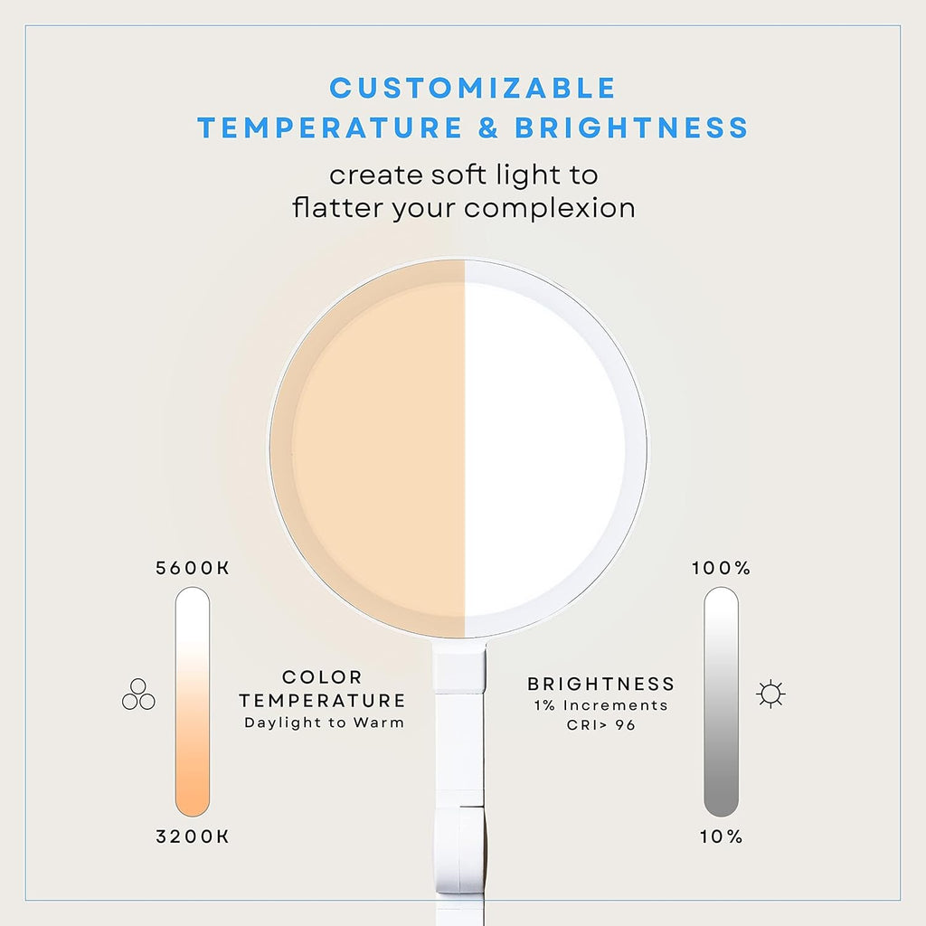 LUME CUBE Edge 2.0 LED Desk Lamp | Dimmable Home Office Desk Light with USB Charging Port & Strong Swing Arm | Adjustable Color…