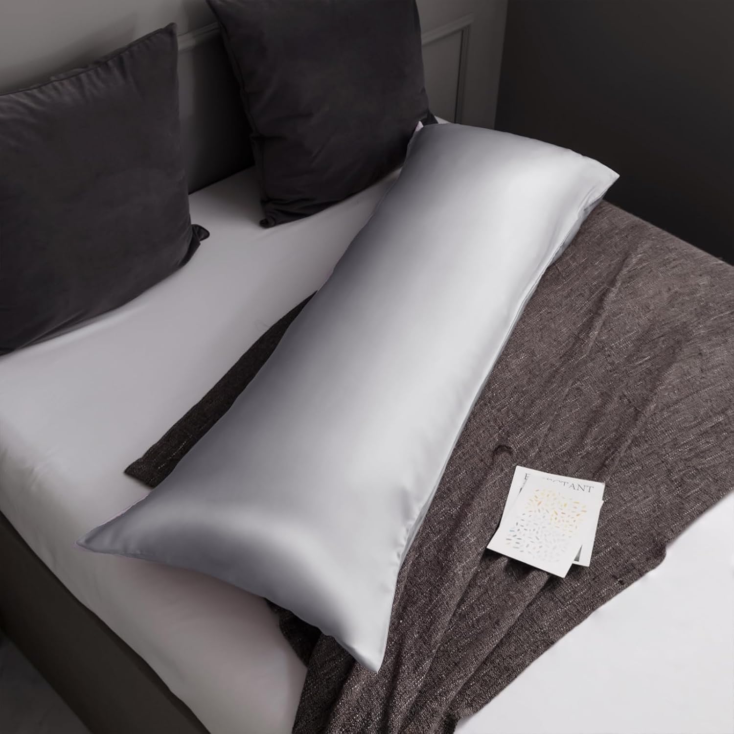TELUS Body Cooling Pillow Case Cover, Bamboo Rayon & Lyocell Pillowcase with Zipper Closure, Breathable Pillow Case for Hot Sleepers and…