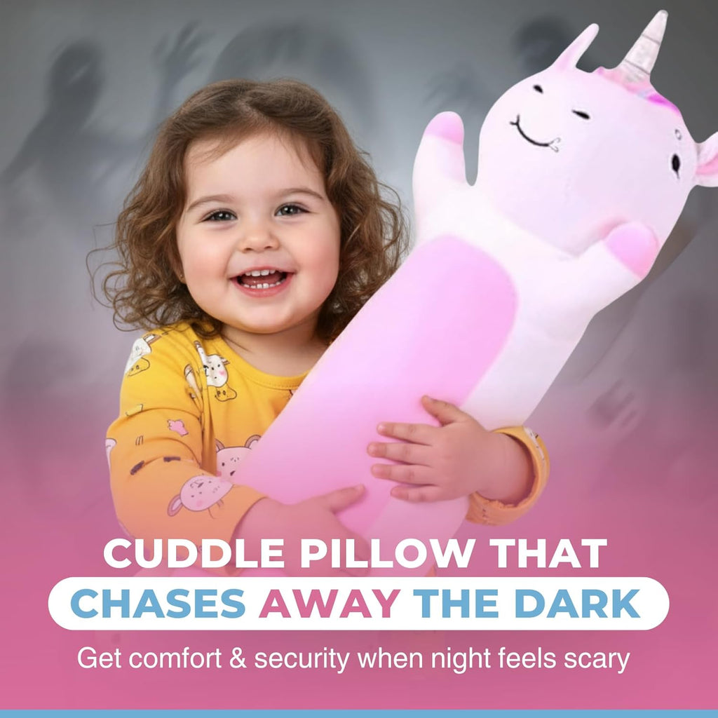 CuddlePaws Cuddle Paws Unicorn Plush Body Pillow for Kids | Long Stuffed Animal Cuddle Pillow | Soft Hugging Toy | Plushie Gift for Girls &…