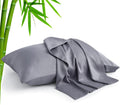 Bedelite Cooling Pillow Cases for Hot Sleepers & Night Sweats, Rayon Derived from Bamboo, Grey Pillow Cases Queen Size of 2, Breathable and…
