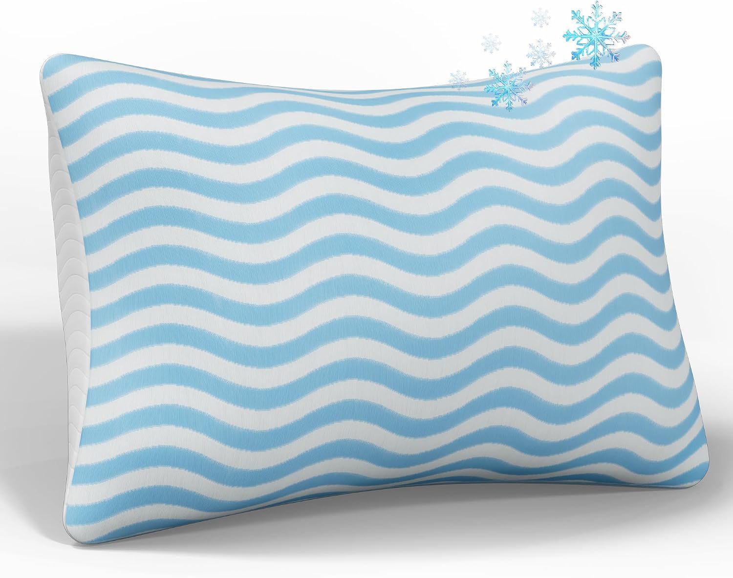 SLEEPDIARY SLEEPDIARY Queen Pillow 1 Pack – Adjustable Shredded Memory Foam Cooling Bed Pillows, Custom Loft for Side, Back, and Sto…