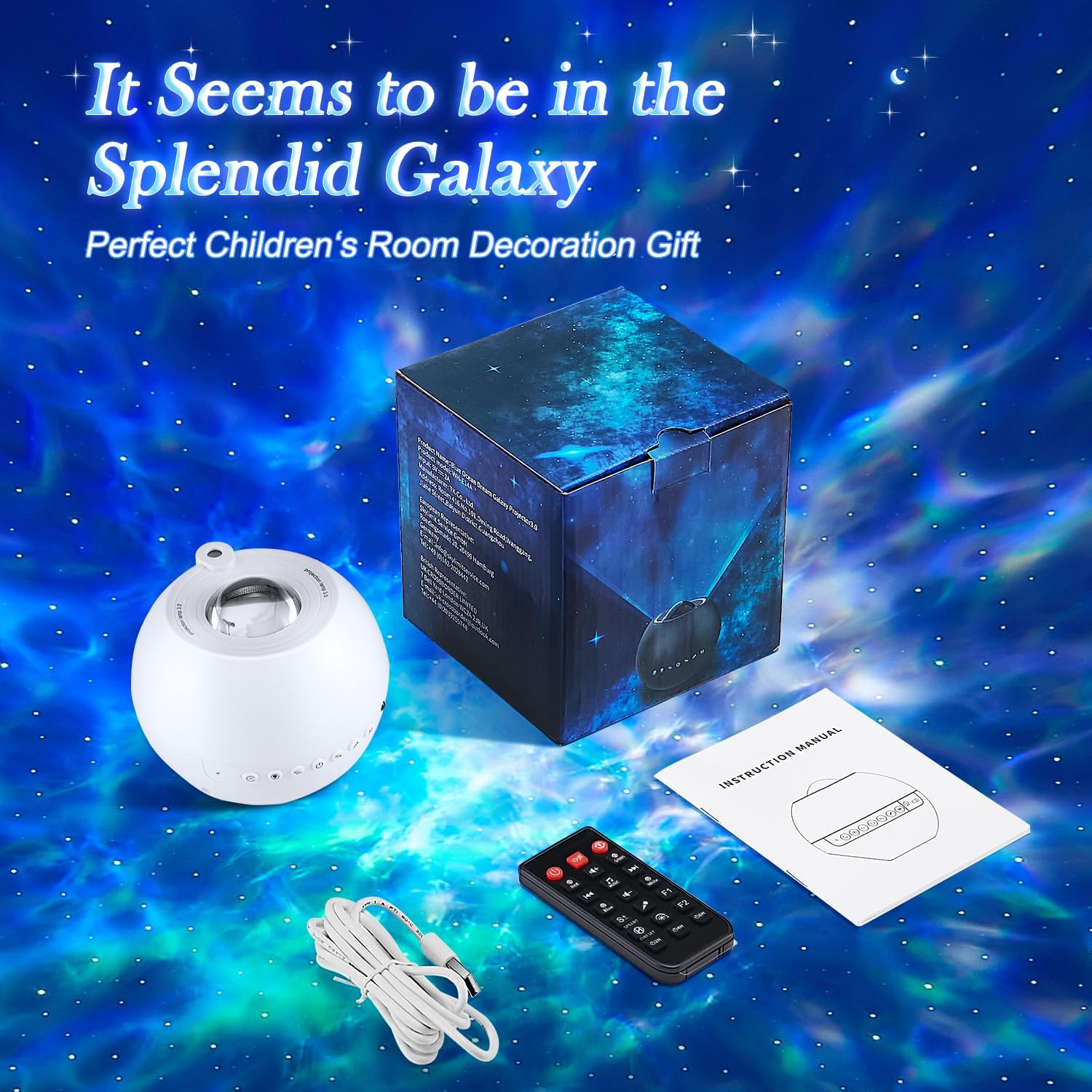 One Fire 360 Lights Galaxy Projector Star Projector Teen Girl Gifts Trendy Stuff Birthday Gifts Teen Boys Gift Ideas Women Gifts Lava…