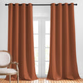 Nicetown Light Blocking Curtains Extra Long 120" - Grommet Room Darkening Thermal Insulated Solid Window Drapes for Bedroom/Living Room, Bu…