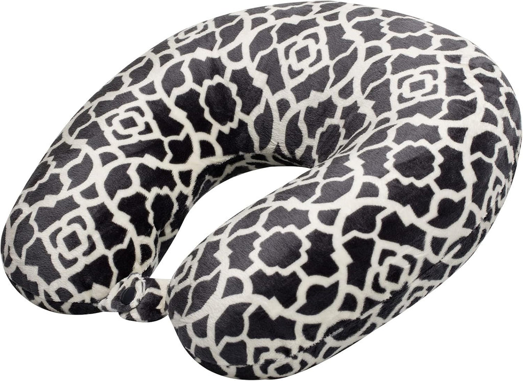 Wolf Essentials Adult Cozy Soft Microfiber Neck Pillow for Travel – Compact, Machine Washable - Perfect for Airplane, Car, or Home Use…