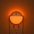 YUNLEX 2 Pack Plug in Sleep Night Light with Motion Sensor and Dusk to Dawn Sensor, 3 Modes, Soft Glow, Stepless Dimming, LED Lights for…
