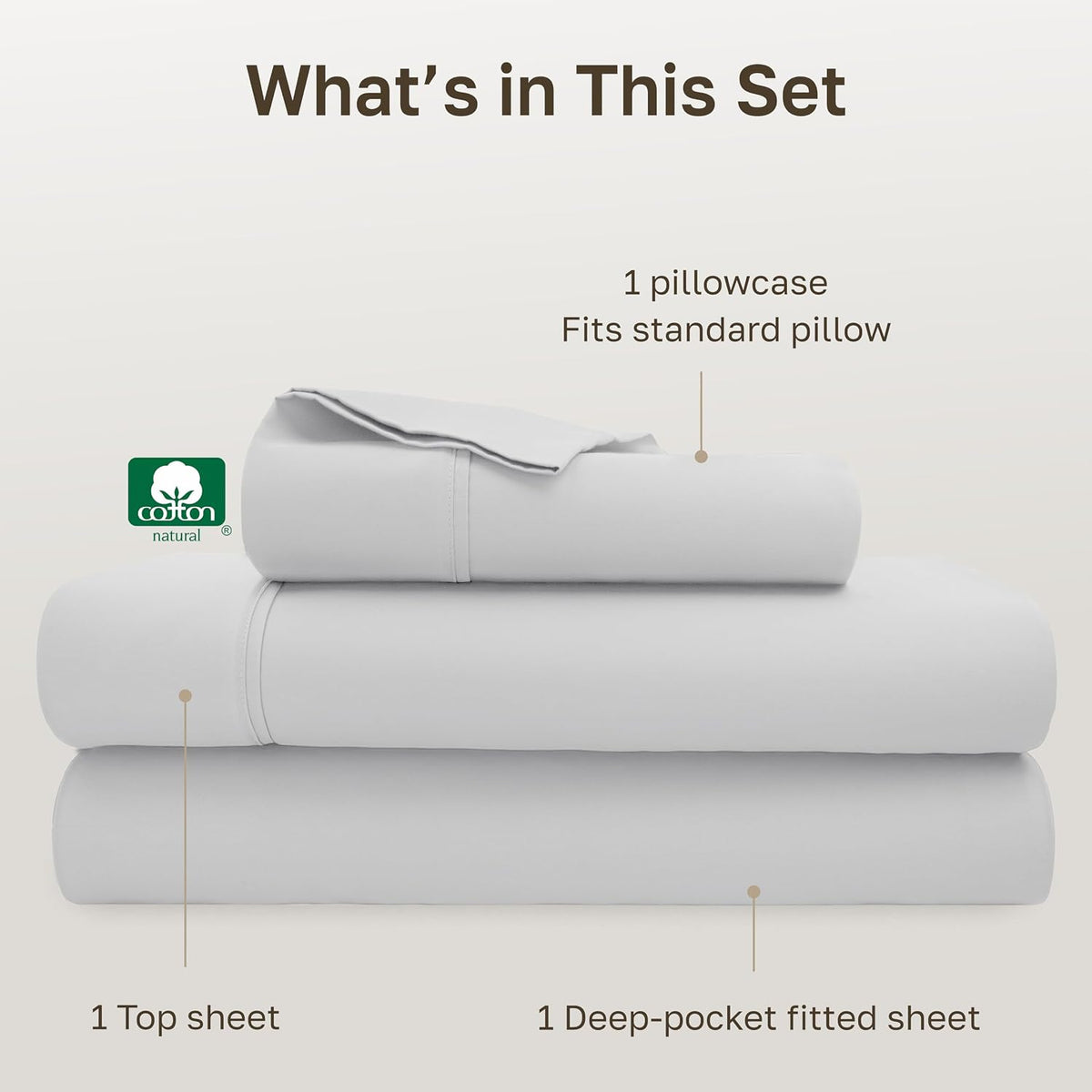 CaliforniaDesignDen California Design Den Soft 100% Cotton Twin XL Bed Sheets Set, 400 Thread Count Good Housekeeping Award Winner, Silky S…
