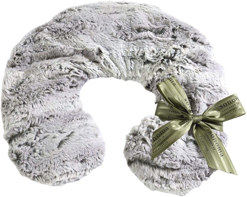 Your Personal comfort Ritual Luxury Eucalyptus Heatable/Chillable Neck Pillow by Sonoma Lavender, Microwaveable for Neck and Shoulders wit…