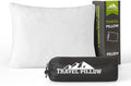 Small Shredded Memory Foam Pillow, Camping Pillow Travel Pillow - Compressible Medium Firm, Breathable Cover, Ideal Backpacking Hiking…