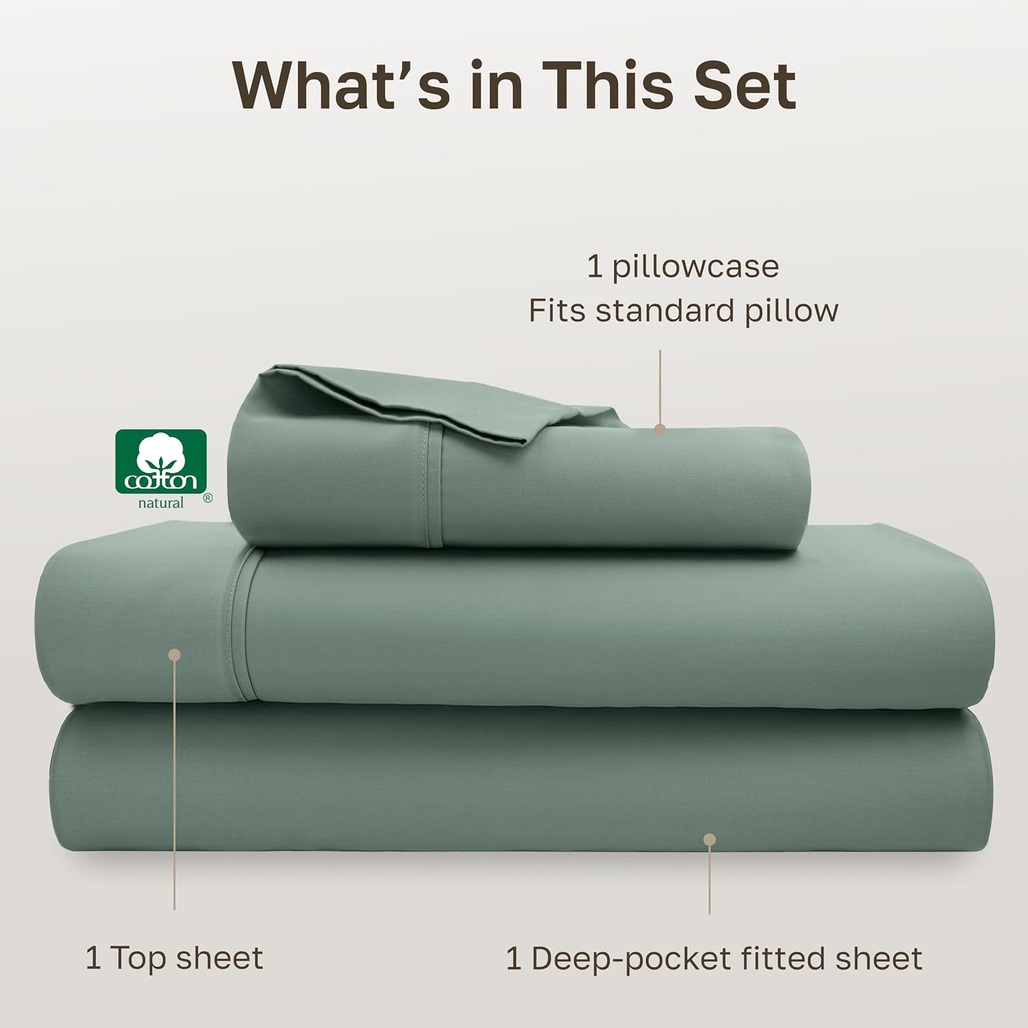 CaliforniaDesignDen California Design Den Soft 100% Cotton Bed Sheets Twin XL Set, 400 Thread Count Good Housekeeping Award Winner, Silky S…