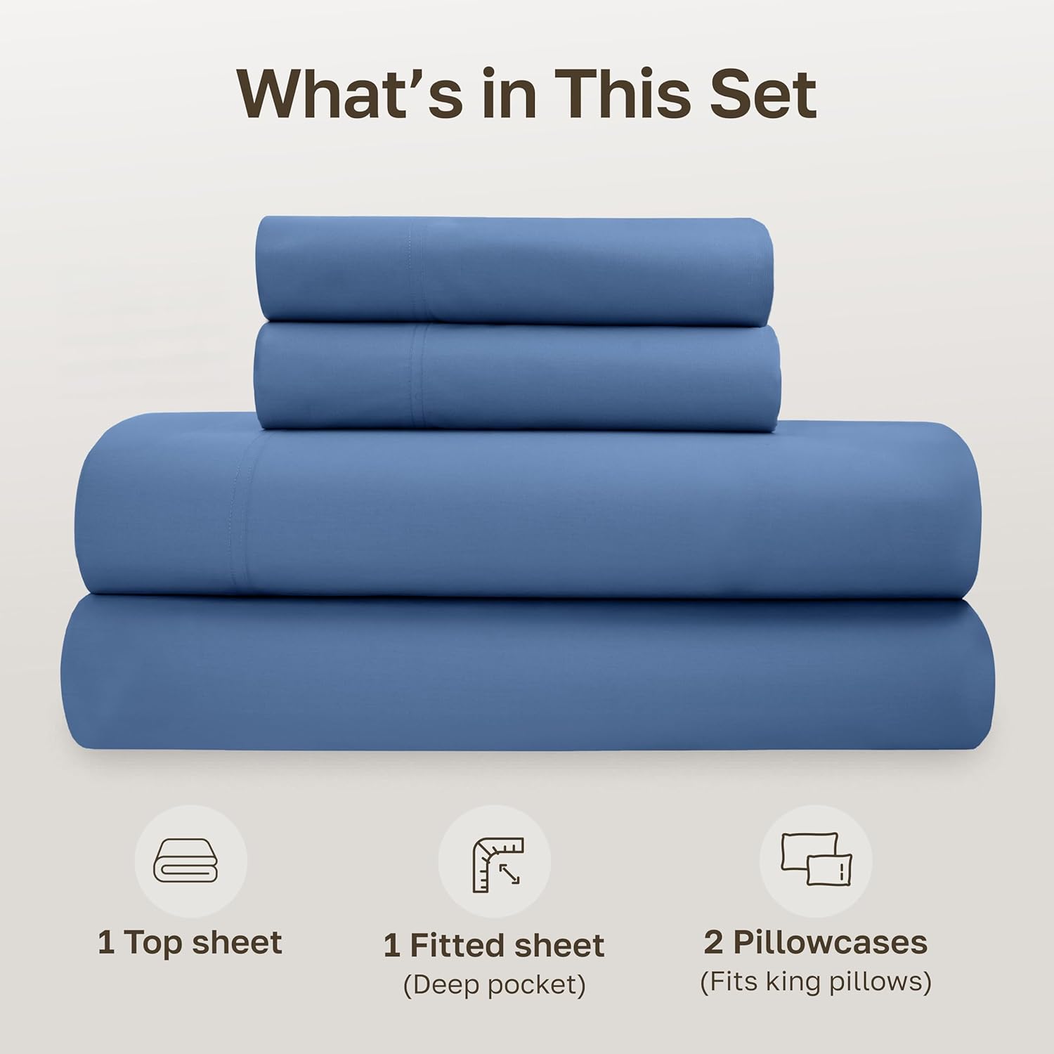 CaliforniaDesignDen California Design Den California King Sheets Set - Soft 100% Organic Cotton, Crisp and Cool Percale, Deep Pocket Organi…
